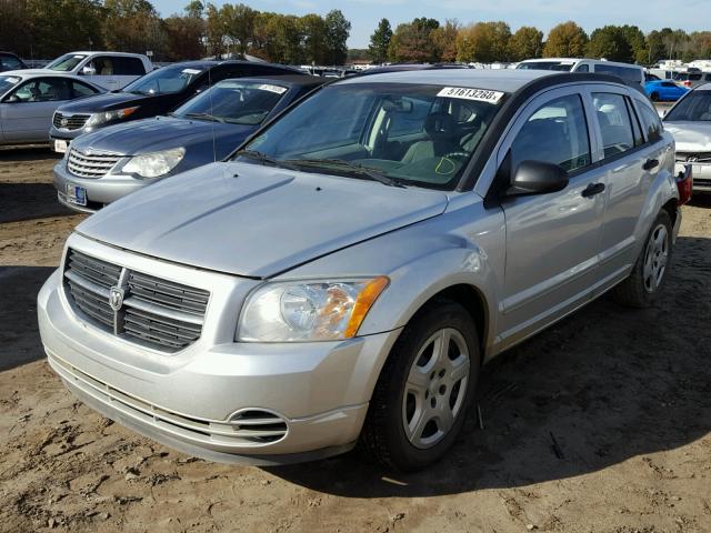 1B3HB48B27D246918 - 2007 DODGE CALIBER SX SILVER photo 2