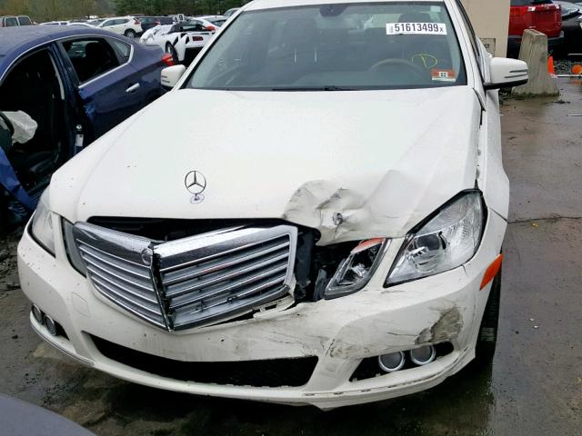 WDDHF8HB0AA141366 - 2010 MERCEDES-BENZ E 350 4MAT WHITE photo 7