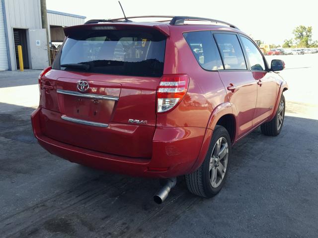 JTMWF4DV4B5035958 - 2011 TOYOTA RAV4 SPORT RED photo 4