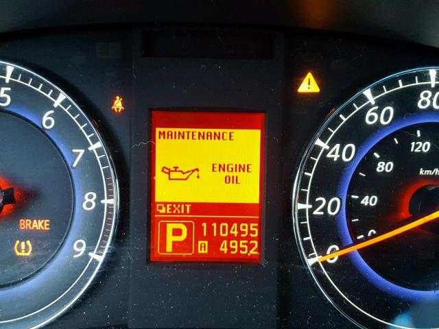 JNKAJ09F79M951728 - 2009 INFINITI EX35 BASE GRAY photo 8