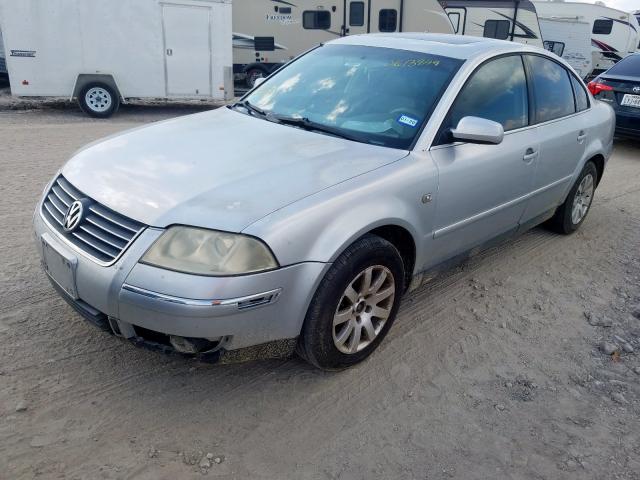 WVWPD63B42P441885 - 2002 VOLKSWAGEN PASSAT GLS GRAY photo 2