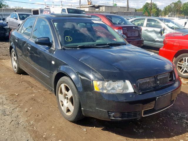 WAULC68E04A138156 - 2004 AUDI A4 BLACK photo 1