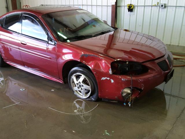 2G2WS522X41146257 - 2004 PONTIAC GRAND PRIX MAROON photo 9