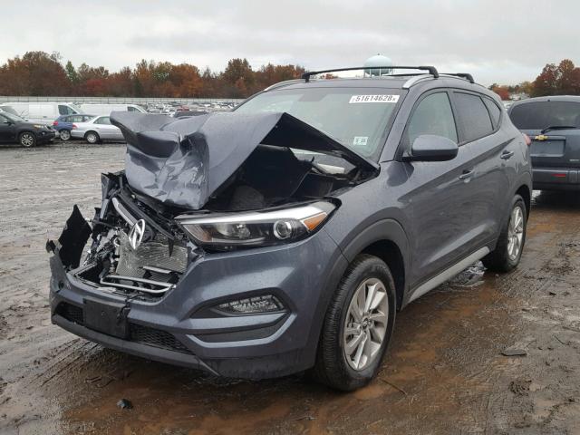 KM8J3CA43HU399890 - 2017 HYUNDAI TUCSON LIM GRAY photo 2