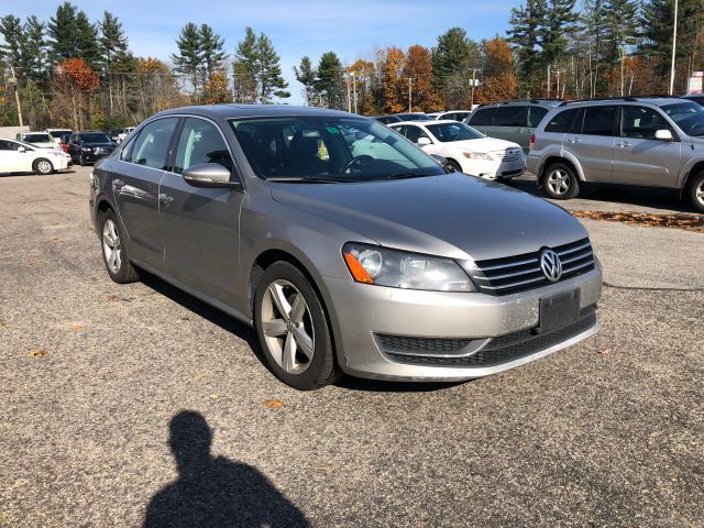 1VWBP7A31CC024491 - 2012 VOLKSWAGEN PASSAT SE GRAY photo 1