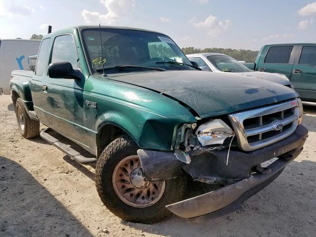 1FTZR15X9XPB09082 - 1999 FORD RANGER SUP GREEN photo 1