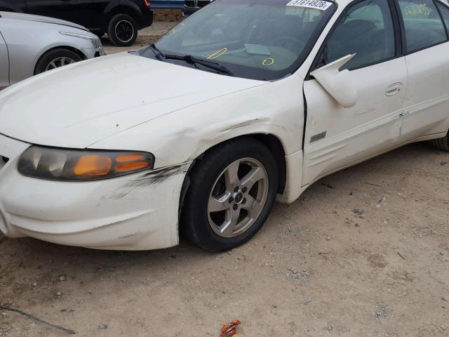 1G2HZ541134123445 - 2003 PONTIAC BONNEVILLE WHITE photo 9