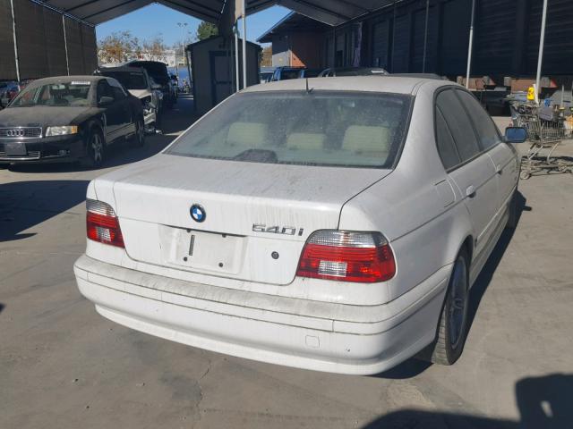 WBADN63432GN85264 - 2002 BMW 540 I AUTO WHITE photo 4