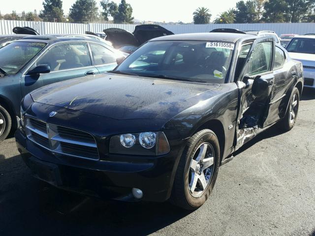 2B3CA3CV6AH234113 - 2010 DODGE CHARGER SX BLACK photo 2