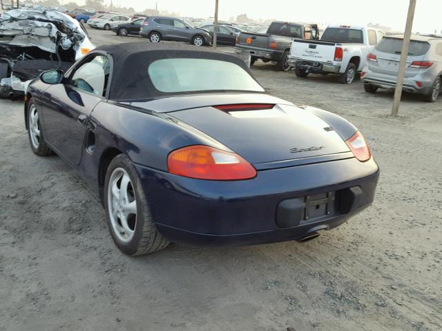 WP0CA2988VS620797 - 1997 PORSCHE BOXSTER BLUE photo 3