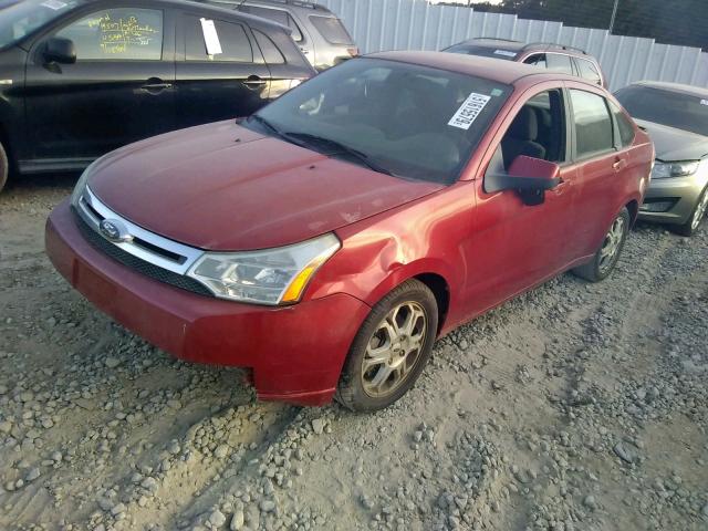 1FAHP36N99W161823 - 2009 FORD FOCUS SES RED photo 2