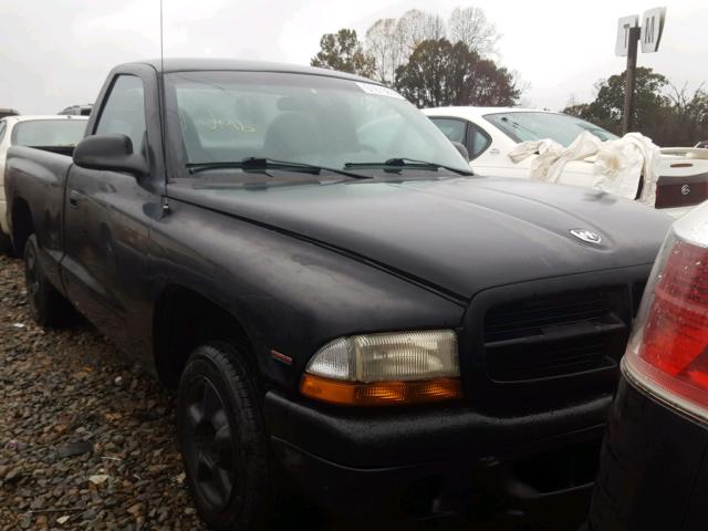 1B7FL26P8WS574957 - 1998 DODGE DAKOTA BLACK photo 1