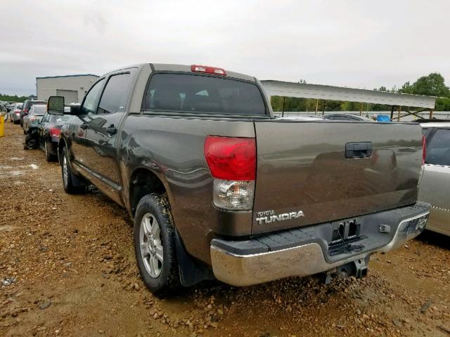 5TBEV54128S478557 - 2008 TOYOTA TUNDRA GRAY photo 3