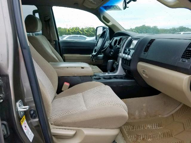 5TBEV54128S478557 - 2008 TOYOTA TUNDRA GRAY photo 5