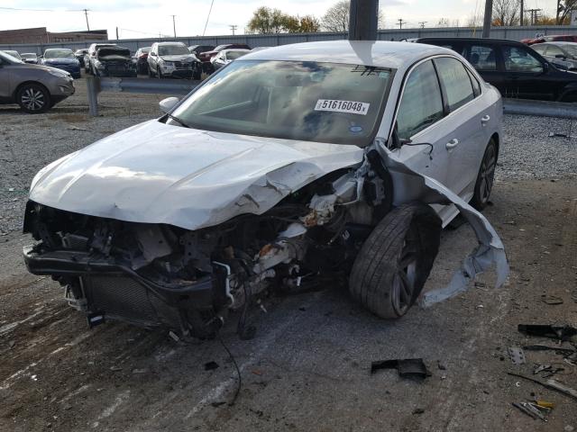 1VWDT7A32HC059469 - 2017 VOLKSWAGEN PASSAT R-L WHITE photo 2