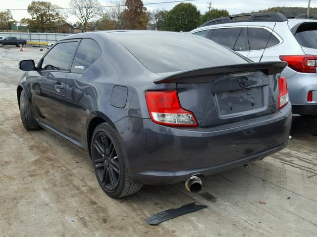 JTKJF5C7XD3055576 - 2013 TOYOTA SCION TC ნაცრისფერი ფოტო 3