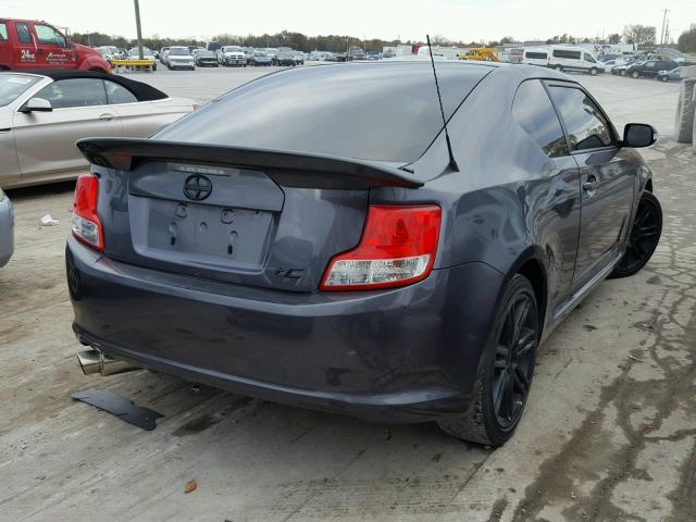 JTKJF5C7XD3055576 - 2013 TOYOTA SCION TC ნაცრისფერი ფოტო 4