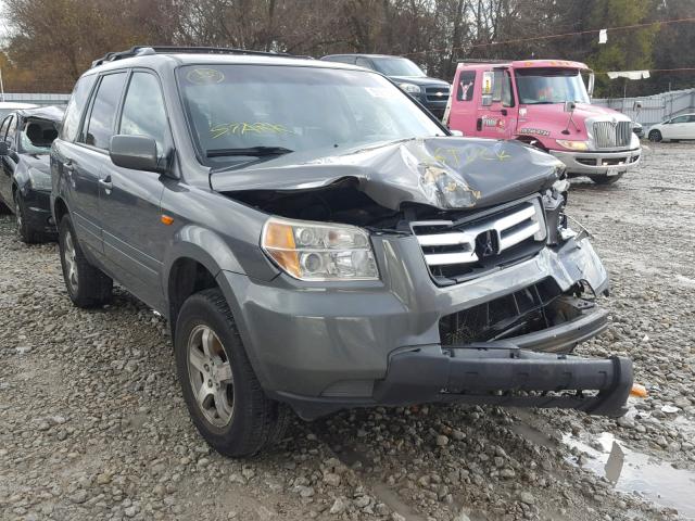 5FNYF18138B503118 - 2008 HONDA PILOT LX GRAY photo 1