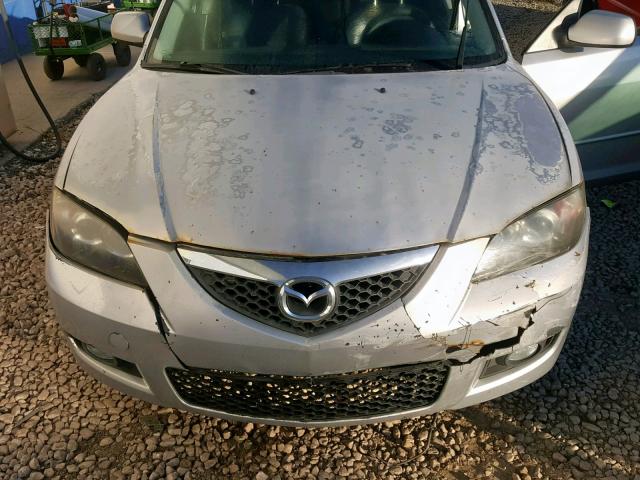 JM1BK323571757072 - 2007 MAZDA 3 S SILVER photo 7