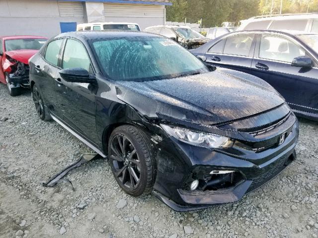 SHHFK7G42JU226886 - 2018 HONDA CIVIC SPOR BLACK photo 1