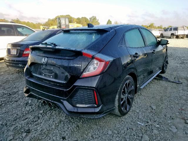 SHHFK7G42JU226886 - 2018 HONDA CIVIC SPOR BLACK photo 4