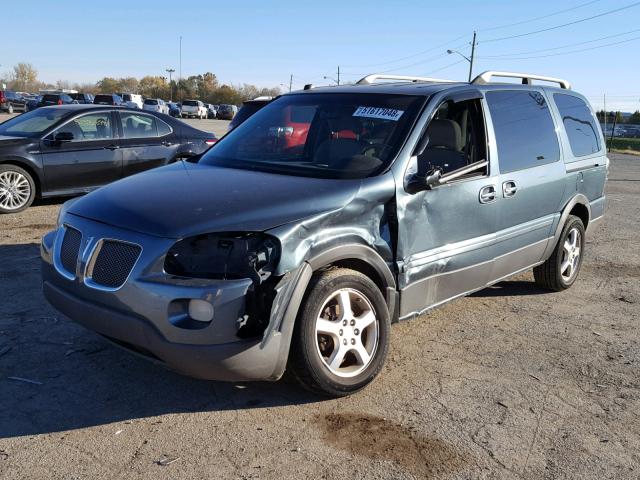 1GMDX33L86D216275 - 2006 PONTIAC MONTANA SV BLUE photo 2