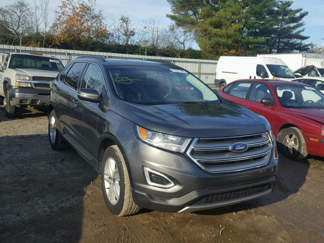 2FMPK4J89HBC27990 - 2017 FORD EDGE SEL GRAY photo 1