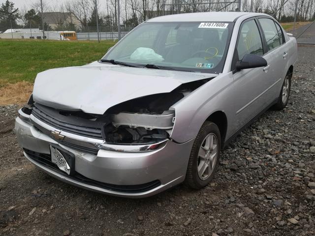 1G1ZT54895F183052 - 2005 CHEVROLET MALIBU LS SILVER photo 2