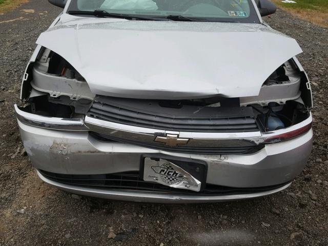 1G1ZT54895F183052 - 2005 CHEVROLET MALIBU LS SILVER photo 9