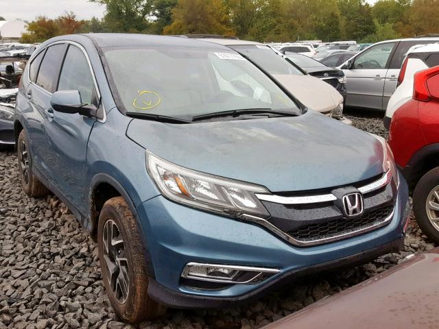 2HKRM4H4XGH621107 - 2016 HONDA CR-V SE TEAL photo 1