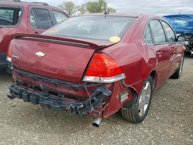 2G1WD58C269261437 - 2006 CHEVROLET IMPALA SUP 栗色 照片 4