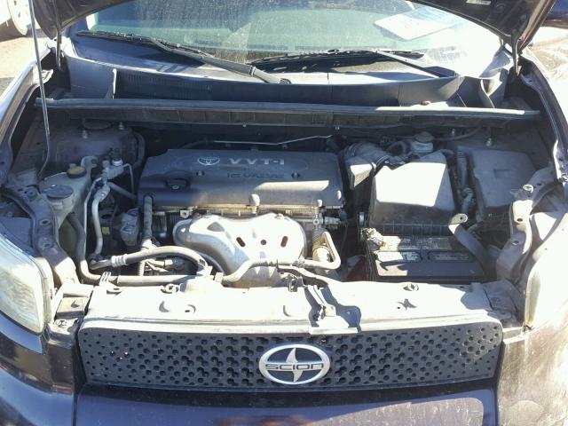 JTLKE50E281035183 - 2008 TOYOTA SCION XB ბურგუნდია ფოტო 7