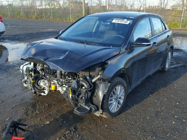 3KPA35AB0JE124559 - 2018 KIA RIO EX BLACK photo 2