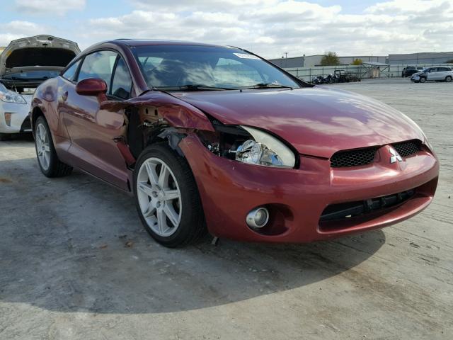 4A3AK34T96E038338 - 2006 MITSUBISHI ECLIPSE GT MAROON photo 1