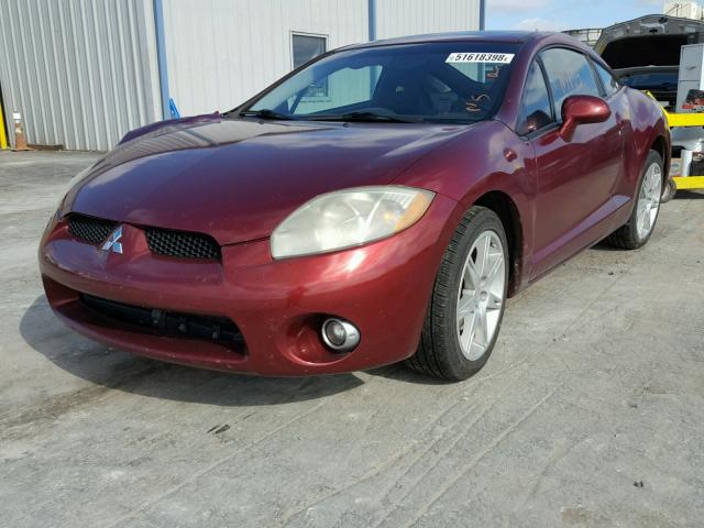 4A3AK34T96E038338 - 2006 MITSUBISHI ECLIPSE GT MAROON photo 2