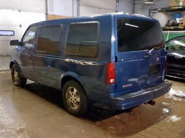 1GBDM19X53B122961 - 2003 CHEVROLET ASTRO BLUE photo 3