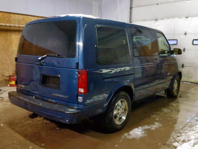 1GBDM19X53B122961 - 2003 CHEVROLET ASTRO BLUE photo 4