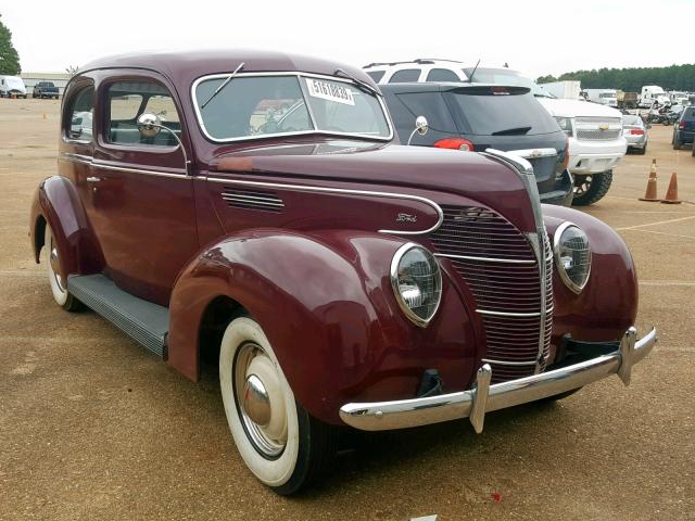 494365 - 1939 FORD DELUXE BURGUNDY photo 1