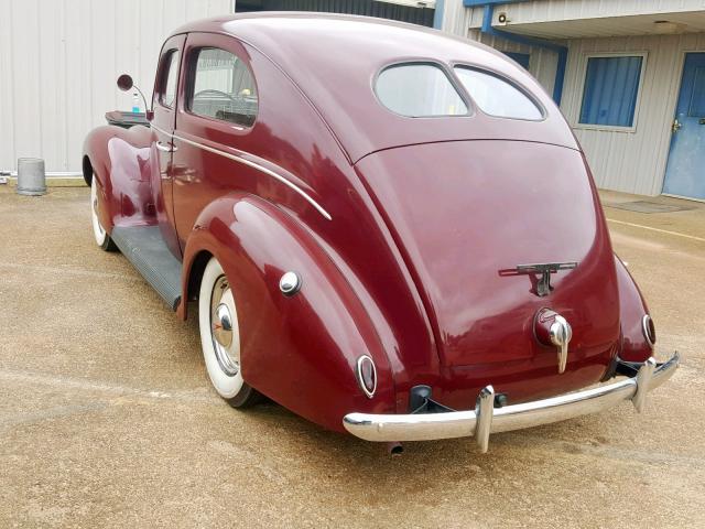 494365 - 1939 FORD DELUXE BURGUNDY photo 3