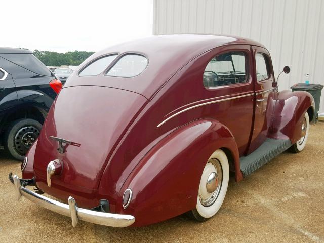 494365 - 1939 FORD DELUXE BURGUNDY photo 4