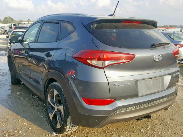 KM8J33A24GU071455 - 2016 HYUNDAI TUCSON LIM GRAY photo 3