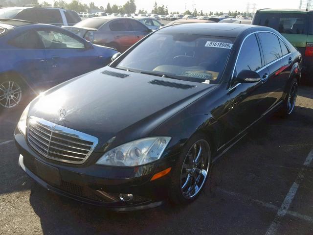 WDDNG71XX7A111686 - 2007 MERCEDES-BENZ S 550 BLACK photo 2