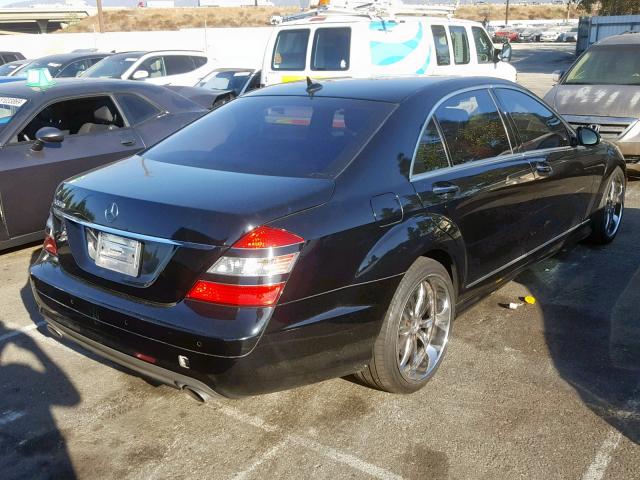 WDDNG71XX7A111686 - 2007 MERCEDES-BENZ S 550 BLACK photo 4