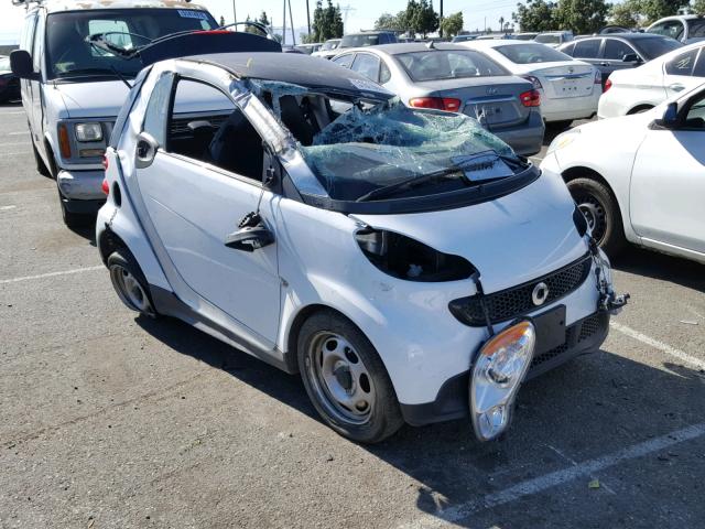 WMEEJ3BA5EK784490 - 2014 SMART FORTWO PUR WHITE photo 1