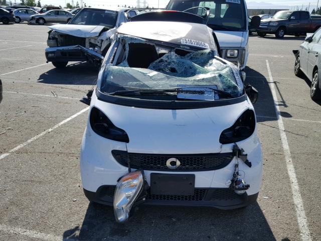 WMEEJ3BA5EK784490 - 2014 SMART FORTWO PUR WHITE photo 9