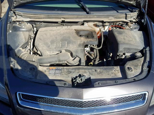 1G1ZC5E02CF287288 - 2012 CHEVROLET MALIBU 1LT GRAY photo 7