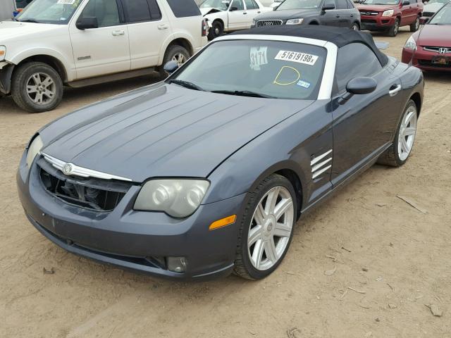 1C3AN65L46X067474 - 2006 CHRYSLER CROSSFIRE BLUE photo 2