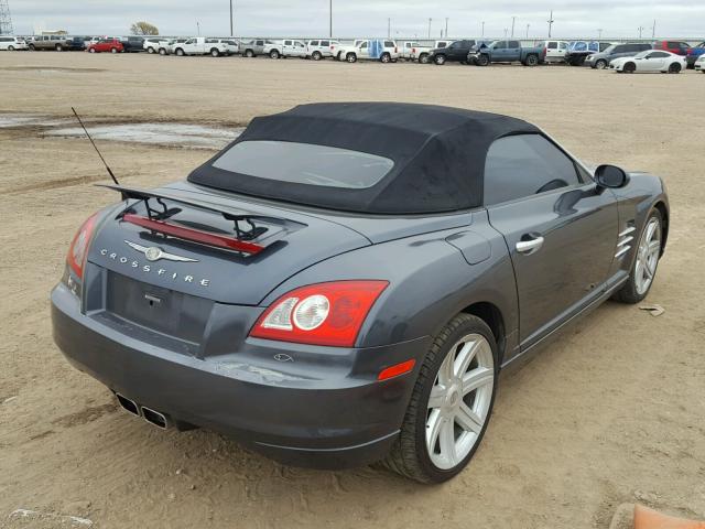 1C3AN65L46X067474 - 2006 CHRYSLER CROSSFIRE BLUE photo 4