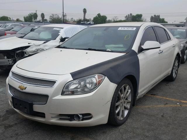 1G1ZE5E11BF184591 - 2011 CHEVROLET MALIBU LTZ თეთრი ფოტო 2