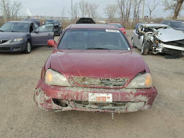 KL1VM52L04B130067 - 2004 CHEVROLET EPICA LT RED photo 9